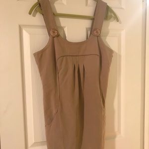 Tan Kenzie Jumper Dress